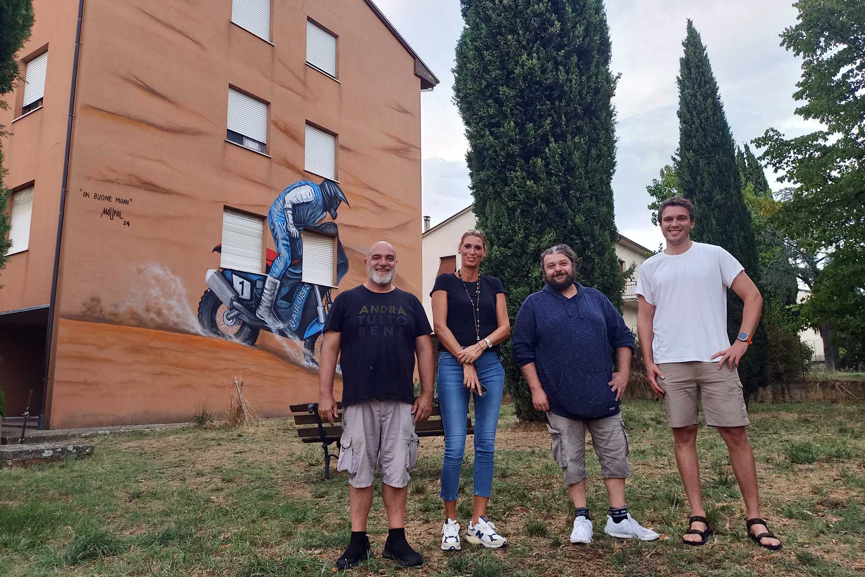 Rigenerazione urbana, due murales nelle case popolari di Castiglion Fiorentino e Sansepolcro